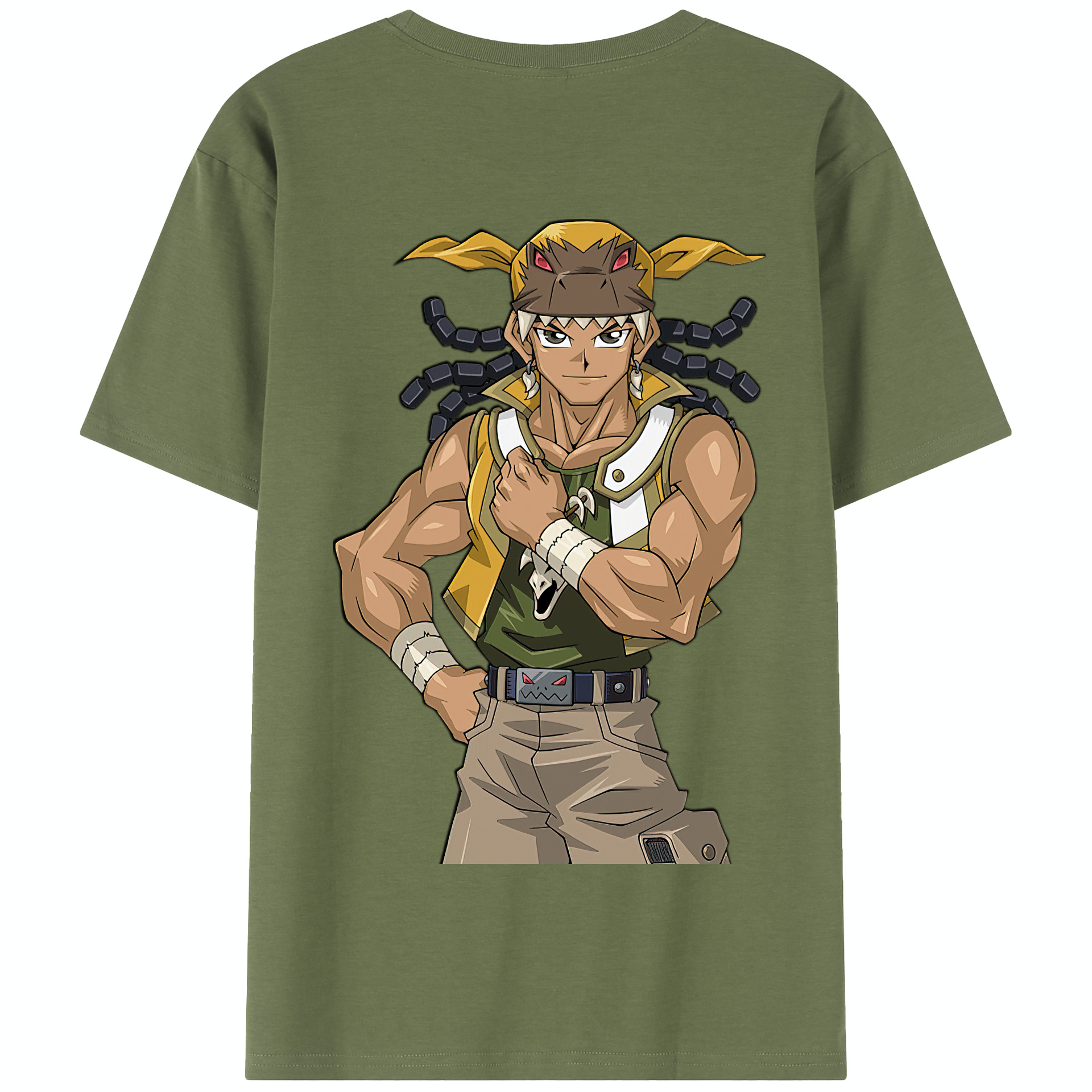 （画像用） 遊☆戯☆王 Yu-Gi-Oh! 綿100％半袖Tシャツ（背面プリント）